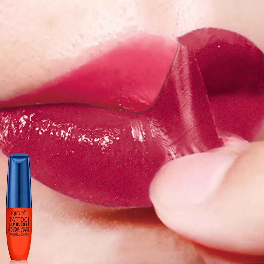 3 Color Tear Lip Makeup Peel off Magic Lipgloss Set