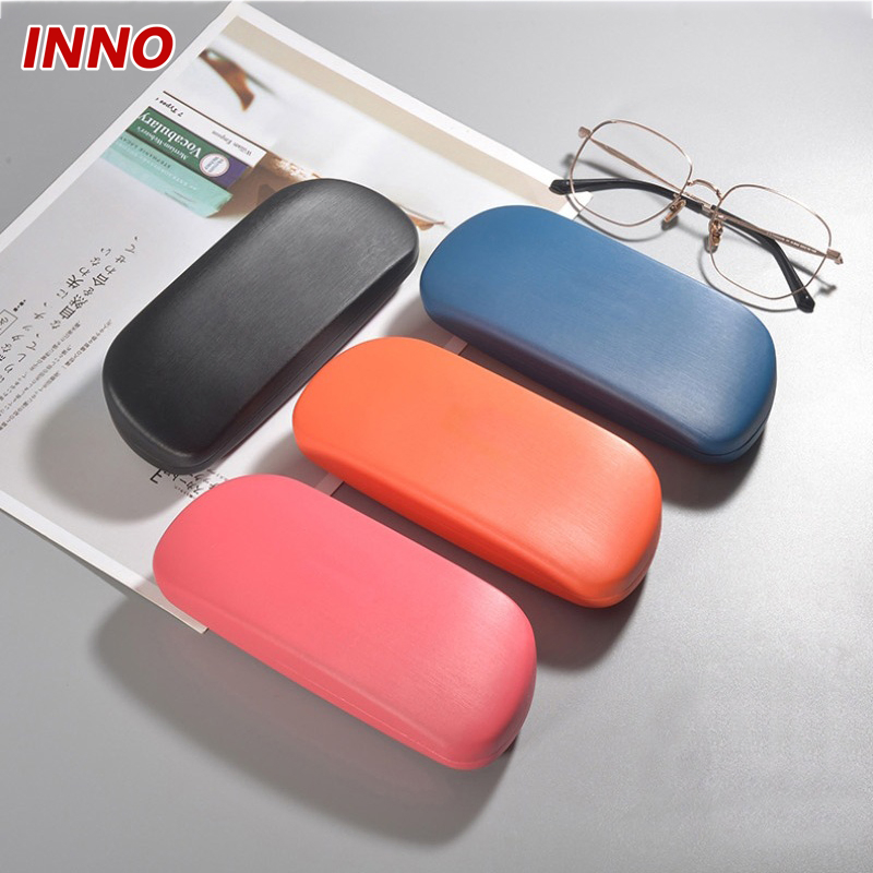 Inno-T185 Round Outline, Elegant Hard Shell Portable Glasses Case for Optical Glasses