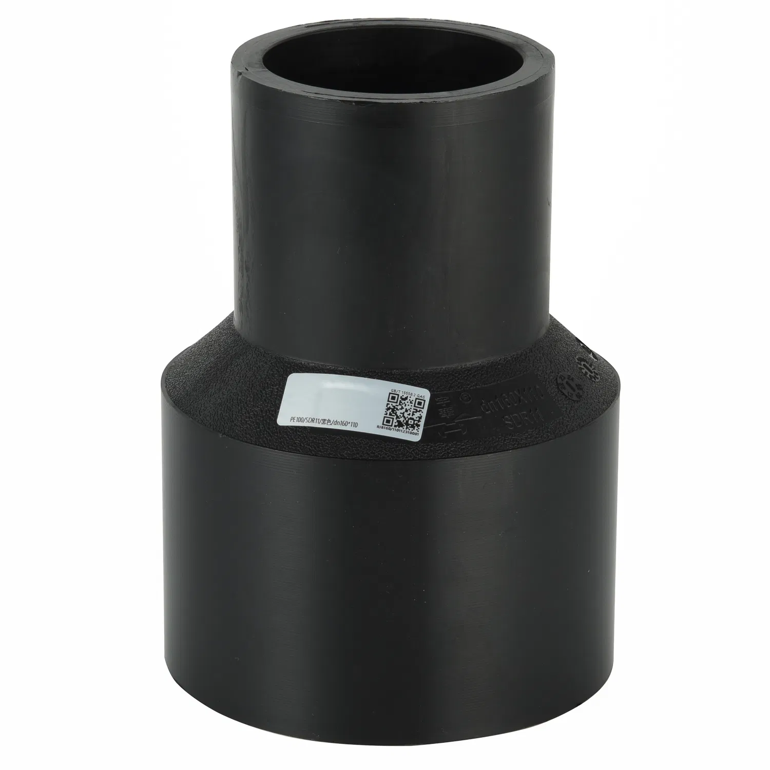 PE Fitting Buttfusion Orange/Black Reducer DN25-800mm PE100 for Water Supply