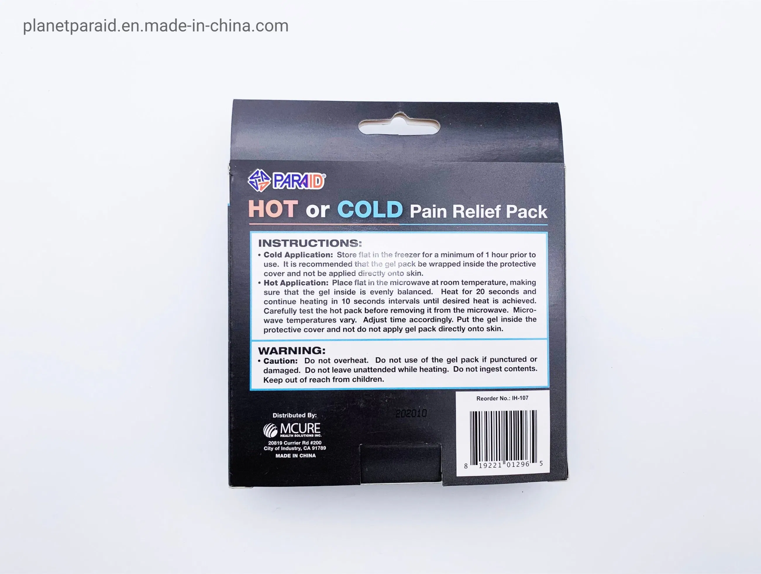Hot or Cold Pain Relief Pack (IH-107)