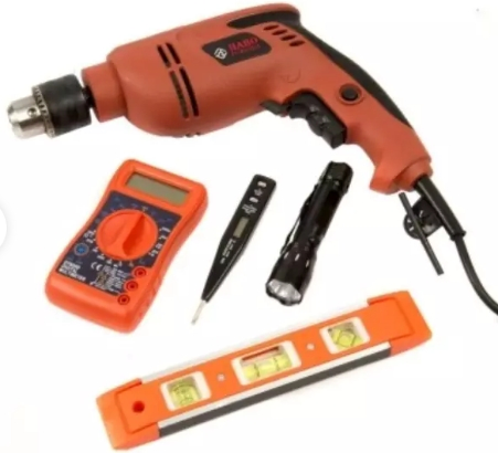 Behappy 112 PCS Household Electric Hand Tools Set