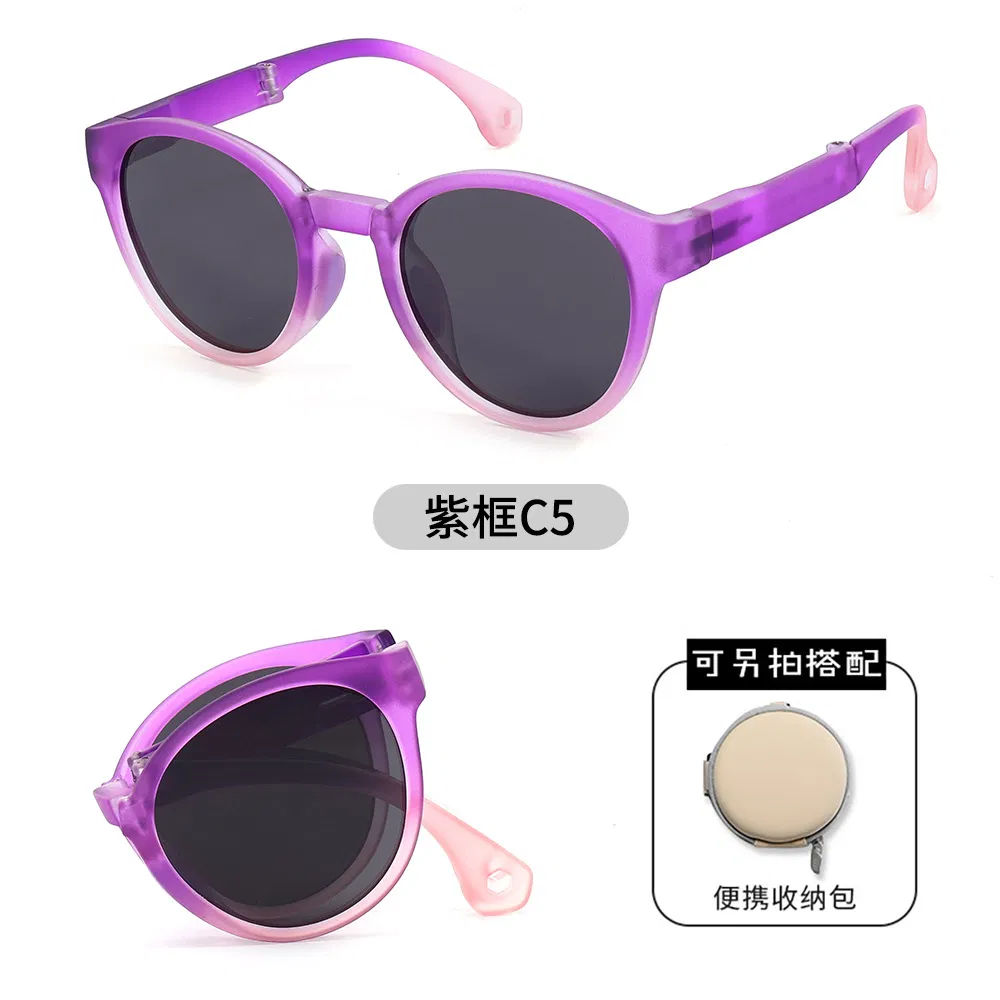 2025 New Fashion Tr Polarized Children's Foldable Sunglasses Outdoor Children's Sunglasses