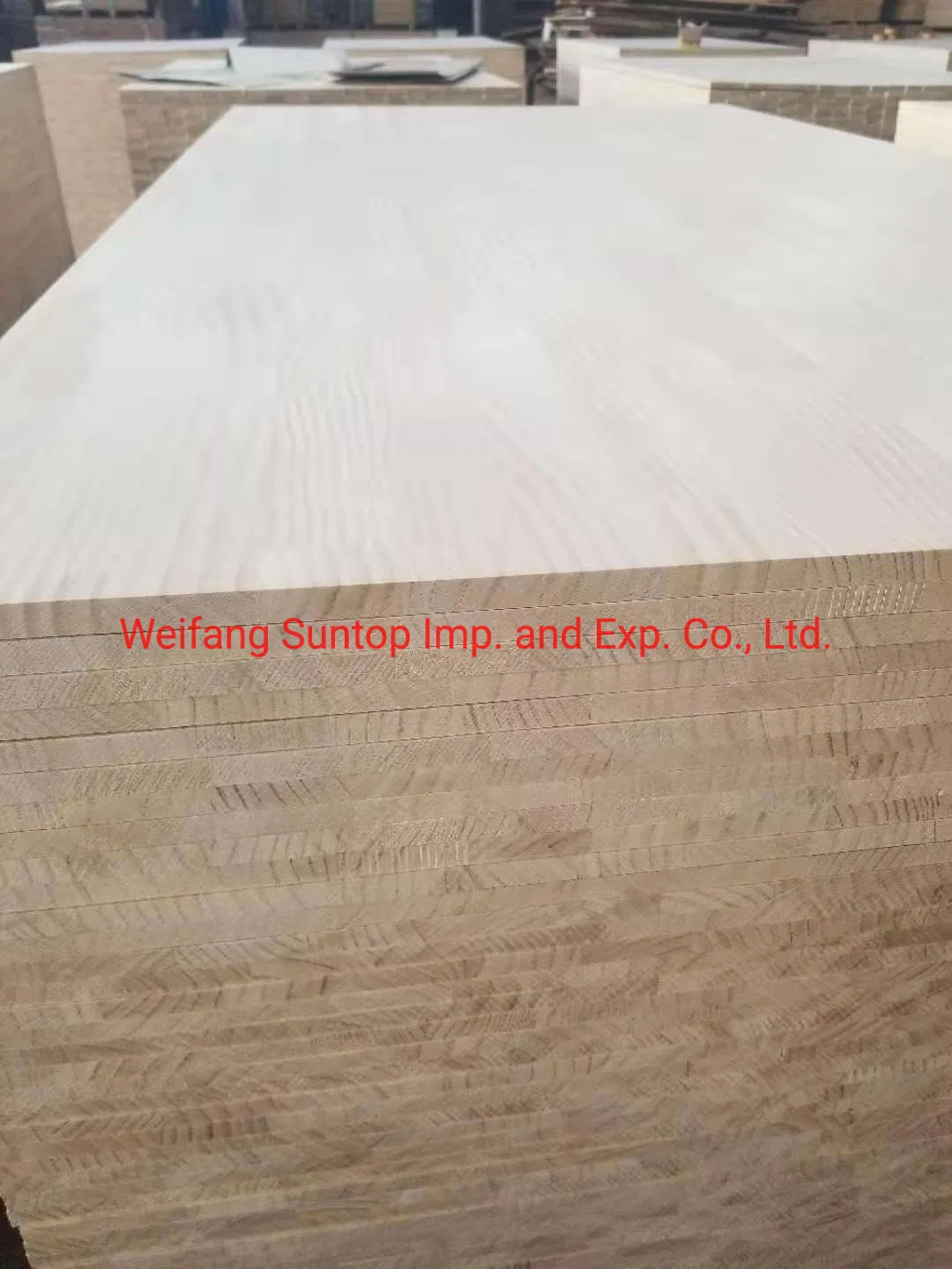 Pine Finger Joint Board for Korea Market.