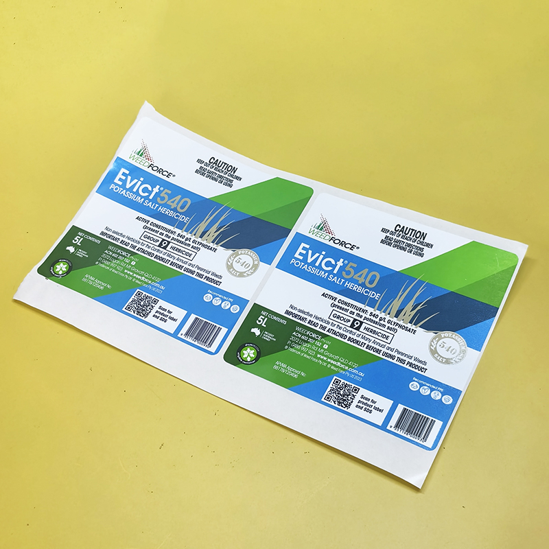 High Quality Digital Printing Custom Pesticide Packaging Label Sticker