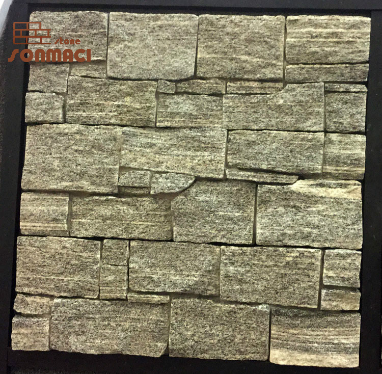 High Quality Natural Brown Color Wall Slate Stone Veneer