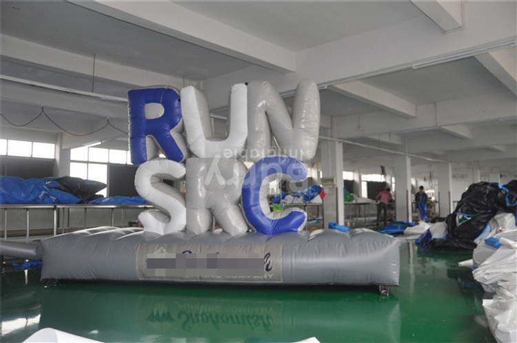 Barry Custom Giant Kids Land Advertising Inflatable Letters Board with Light