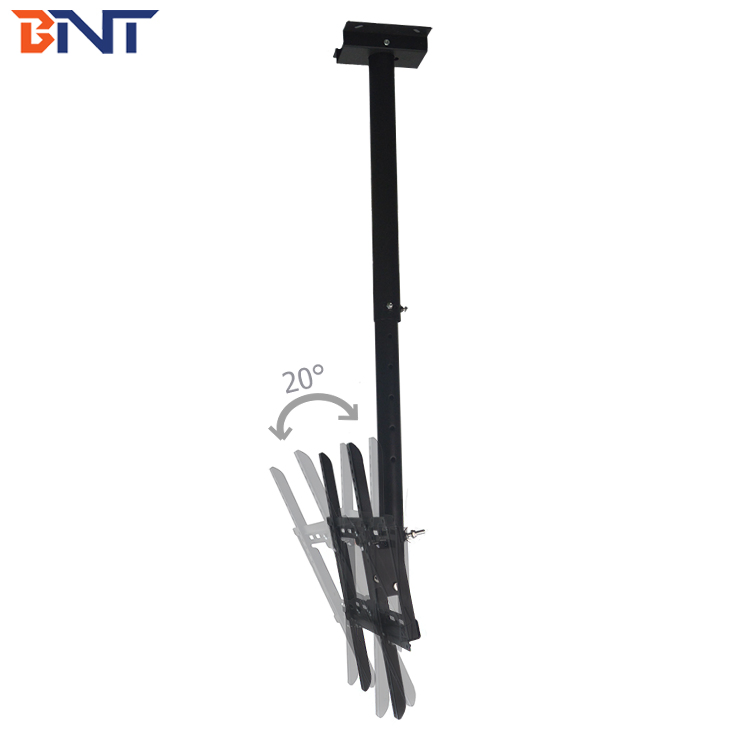 Boente 37-53 Inch Height Adjustable Electric Motorized Ceiling LCD TV Mount TV Trolley Bracket