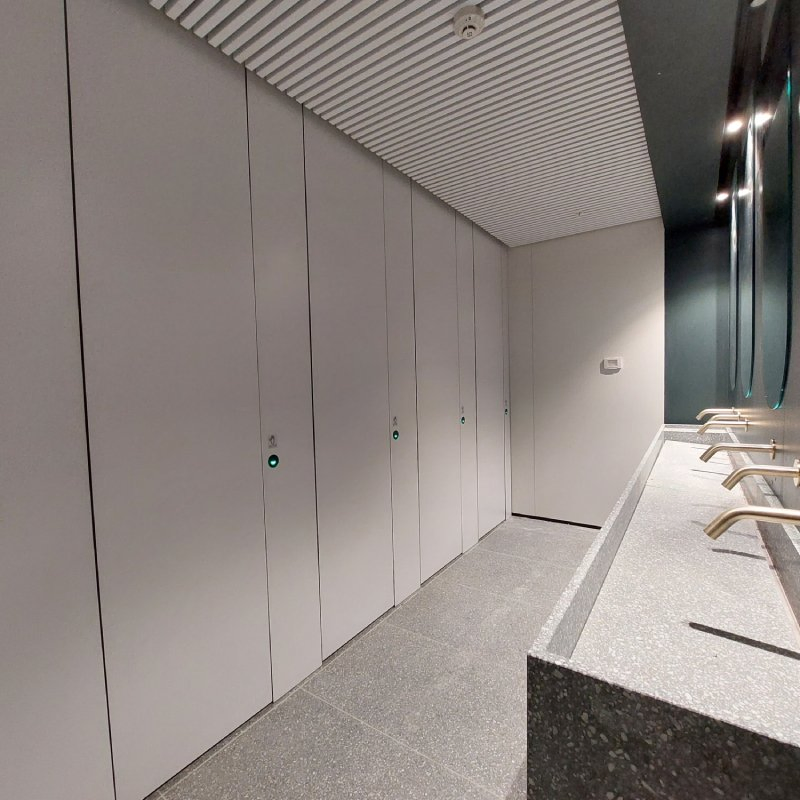 High Strength Material Lightweight Compact Laminate Board High Pressure Solid Core HPL for Toilet Dividers