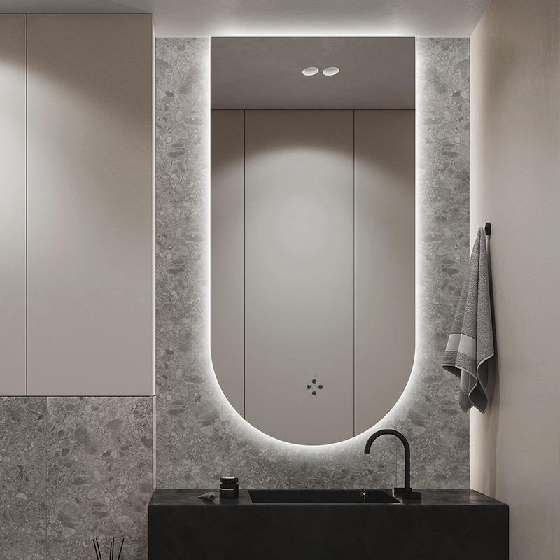 Elegant Bathroom Vanity Mirror with Anti-Fog and LED Lights