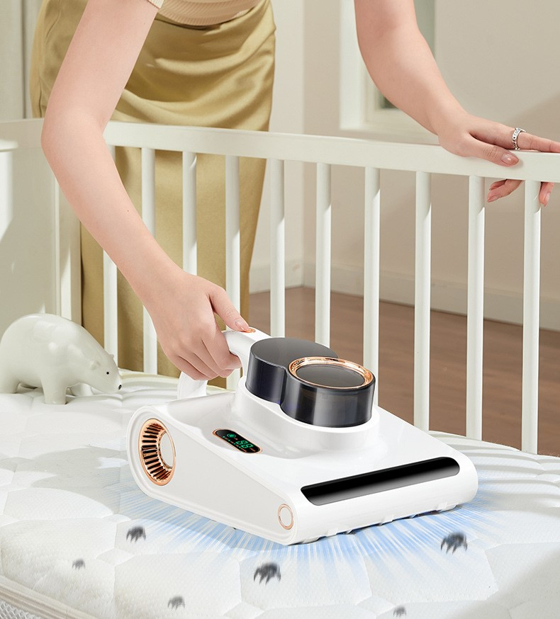 Wireless Household Ultraviolet Sterilizer Handheld Vacuum Mite Remover Double Cup Dual Motor Mite Remover