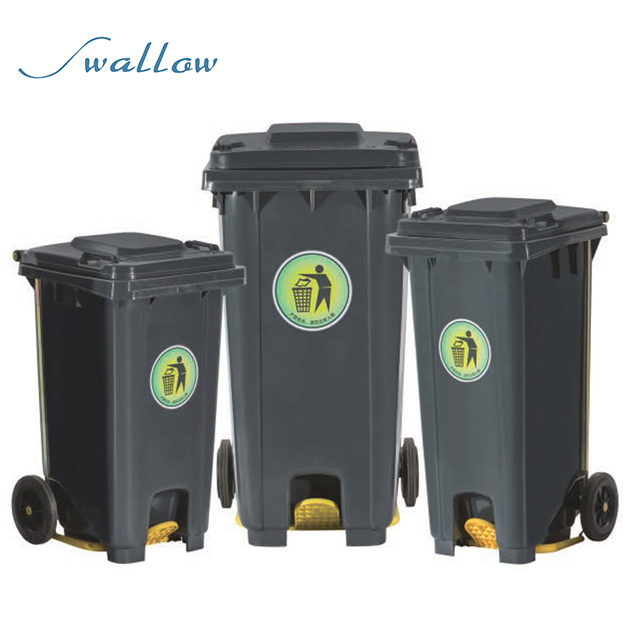 240L Plastic Wheeled Waste Bin Garbage Bin Trash Can