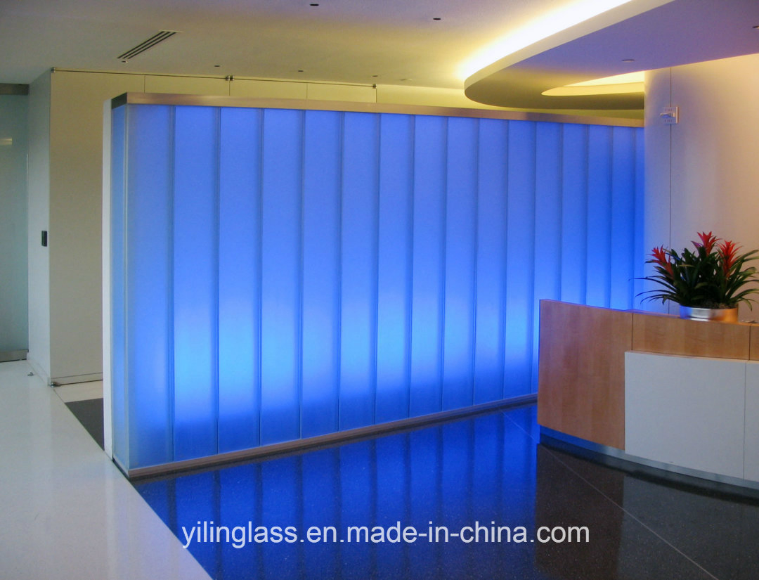 Tempered U Glass Profile for Facade Wall Decoration