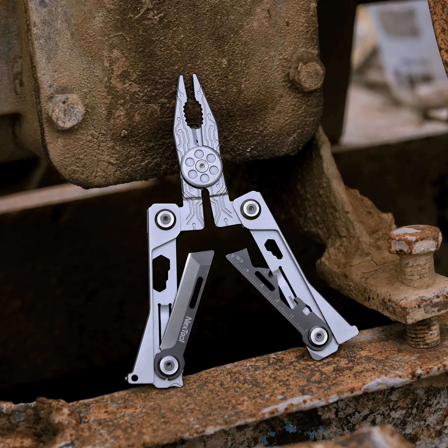 Nextool Silver Blade EDC Tool Stainless Steel Pliers Multitool