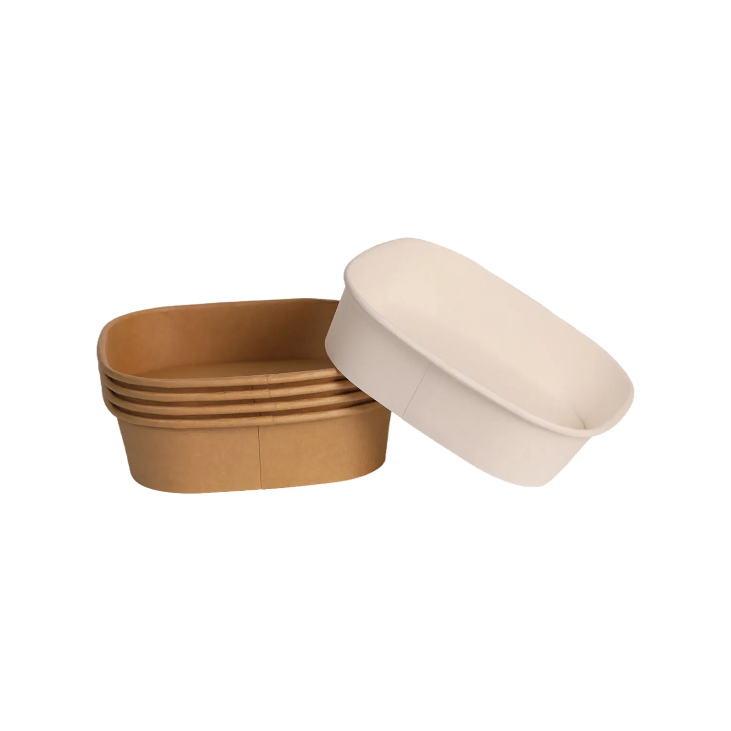 Take Away Food Container Rectangular Paper Bowl
