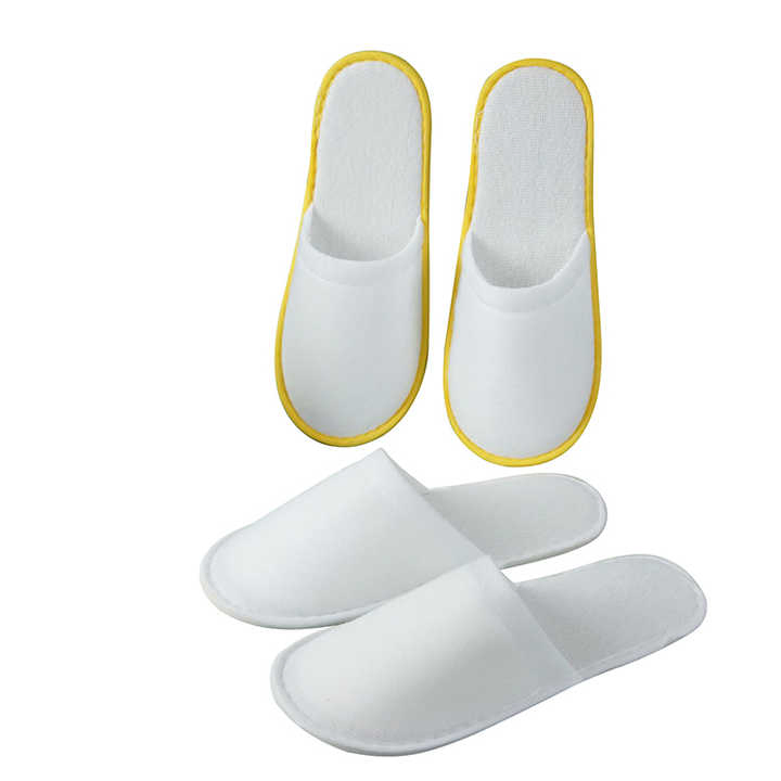 Premium Custom Logo Coral Fleece Slippers for Hotels