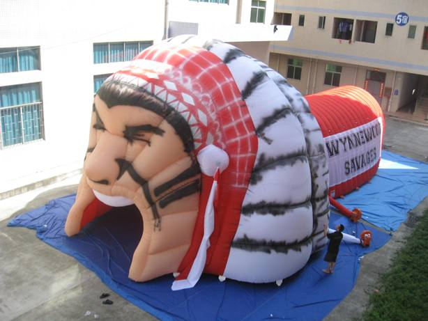 2023 New Skull One Eye Pirate Custom Inflatable Blast Tunnel for Sale
