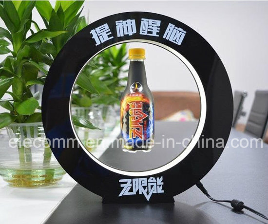 Hot Selling Advertising Magnetic Levitron Beverage Display Rack, Pop Wine Bottle Display