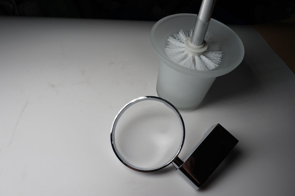 Настенный держатель для ёршика из цинкового сплава хром