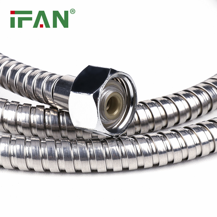Ifan Flexible Water Hose Ss Corrugated Hose Sanitary Ware Bathroom Shower Hose