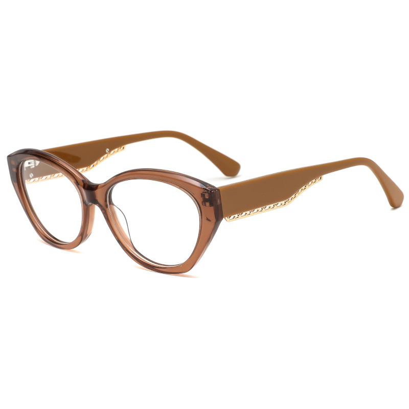 New High Quality Hot Sell Fashion Eyewear Chinese Wholesale Factory Elegant Women Acetate Optical Glasses
