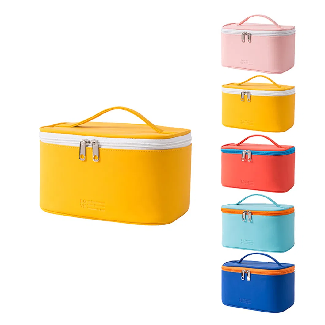 Waterproof Makeup Bag Travel Cosmetic Bags Small for Women Girls Zipper Pouch Makeup Organizer with Custom Logo