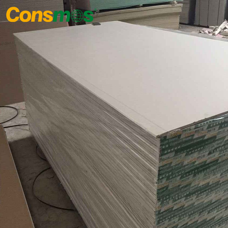 Cheap Price 9mm 12mm Partition Drywall Building Material Cheap Prices Gypsum Board Plaster Board for Ceiling