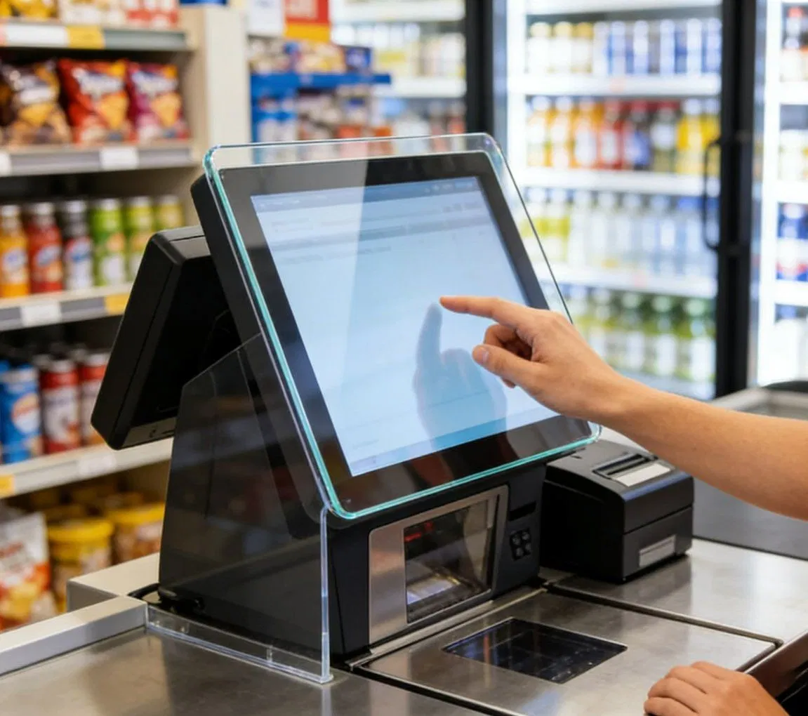 Transparent Clear POS Device Tempered Glass Tablet Protective Film