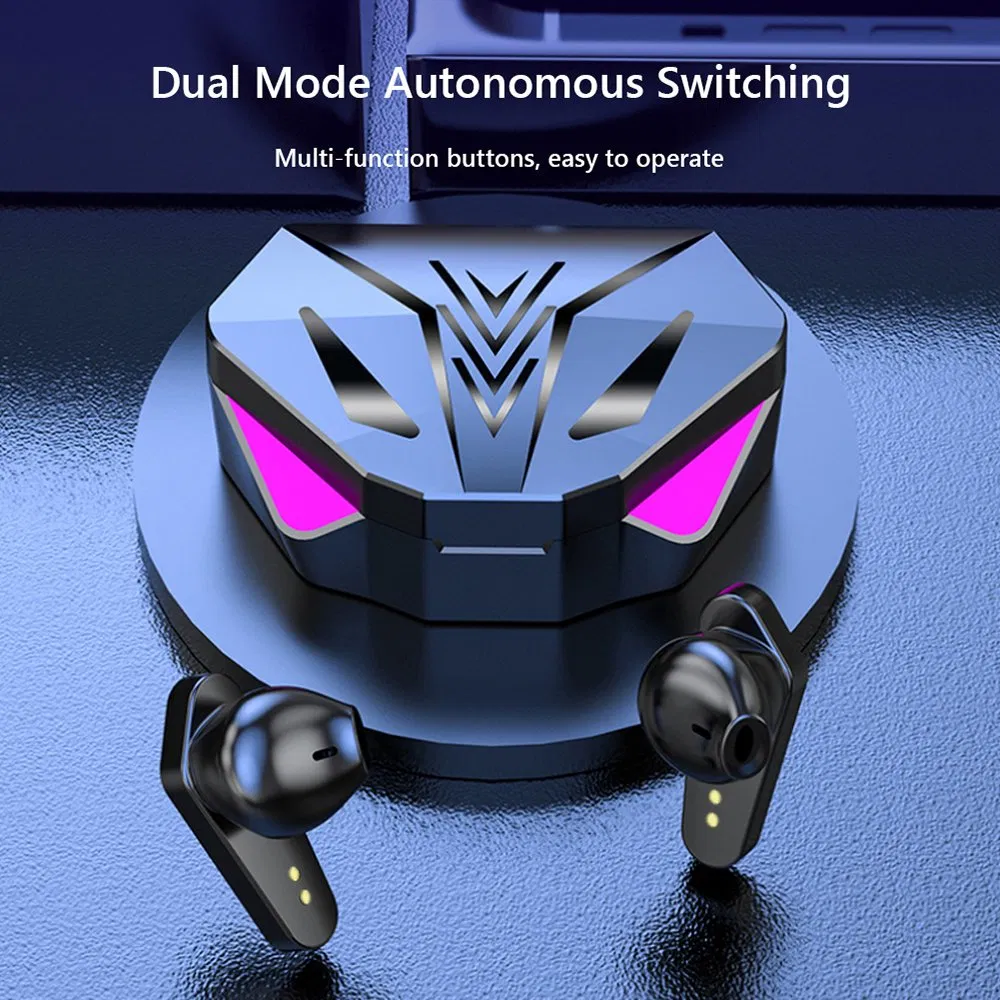 Wireless Gaming Headsets with LED Gaming Lights Stereo Earphones Low Latency Bluetooth Headphone Headsets