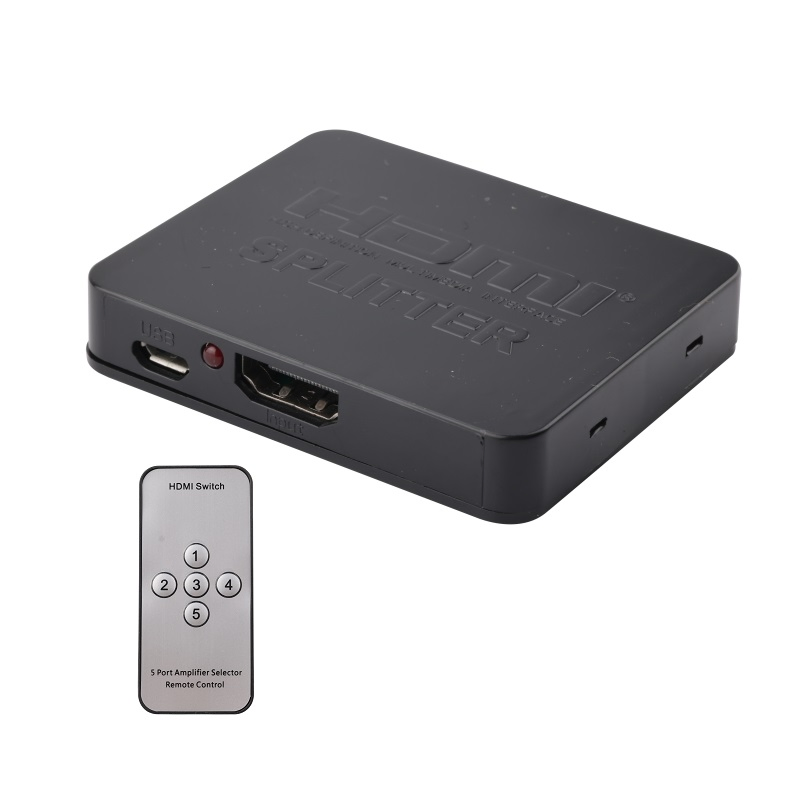 4K HDMI 2.0 Switch Box with Remote for Seamless Connectivity