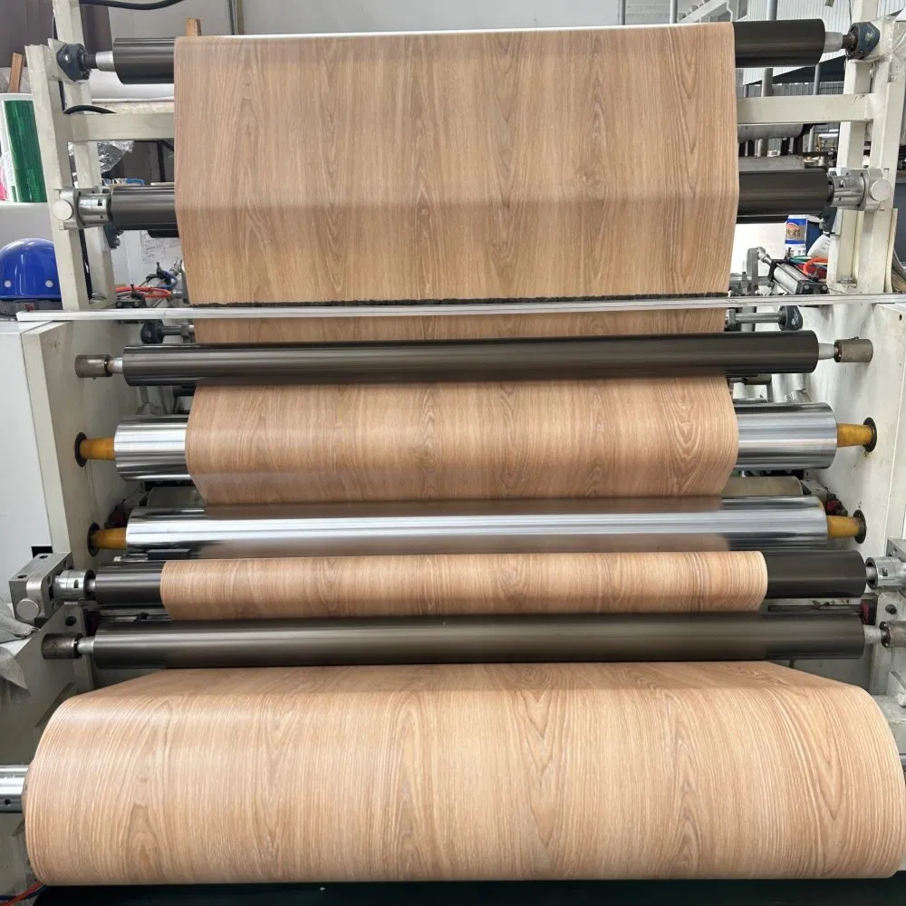 Super Matte Wood Grain PVC Decorative Film for MDF WPC Board Membrane Vacuum Flat Lamination Wrapping on Door Cabinet