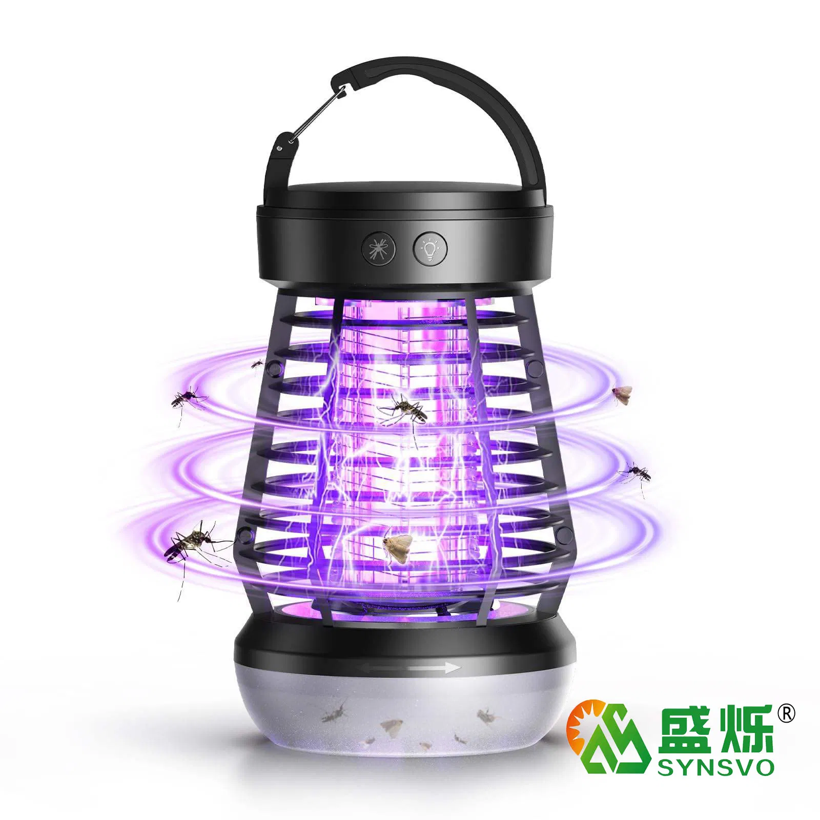 Commercial Outdoor Rechargeable Electric Mosquito Killer Lamp Fly Killer Device for Camping