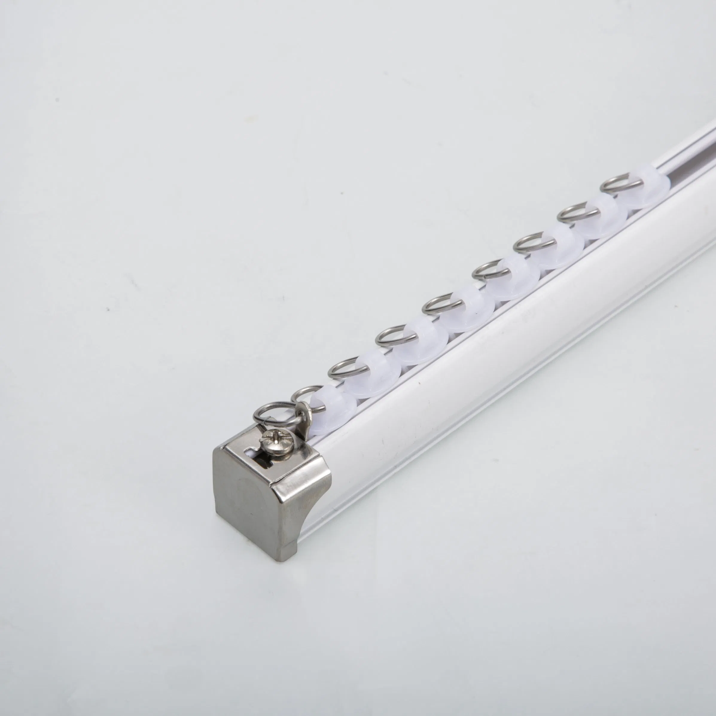 Factory Wholesale Curtain Tracks Adjustable Curtain Rail Metal Aluminum Profile