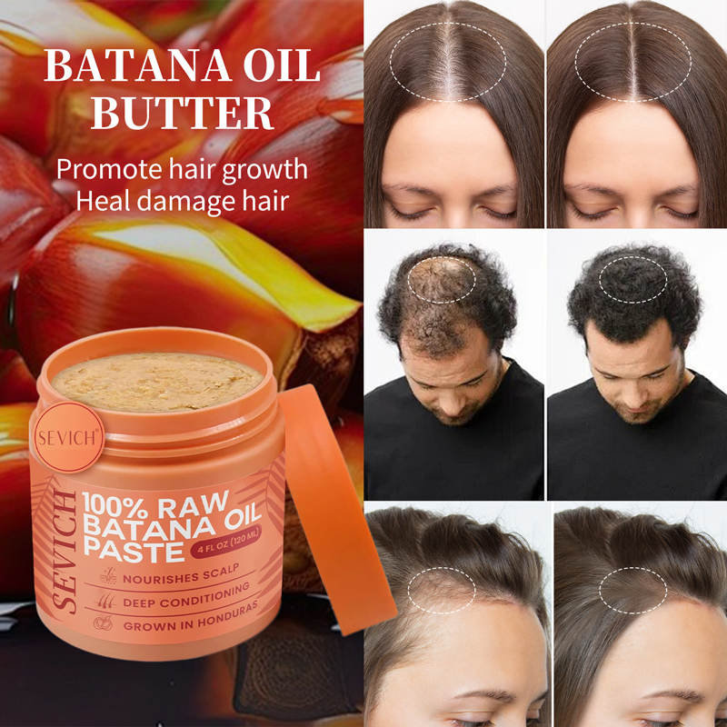 High Quality Batana Butter Private OEM Label Natural Damaged Hair Treatment Mask Anti Loss Hair Growth Batana Oil Raw Unrefined