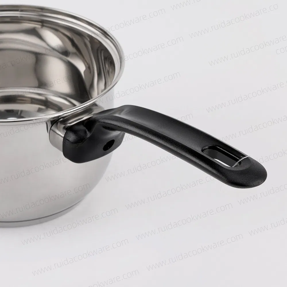 Kitchen Utensils Mirror Polishing 12PCS Black Bakelite Handle Cookware Set