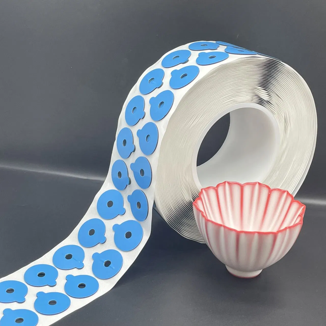 Red Adhesive Pads for Lens Blocking and Edging