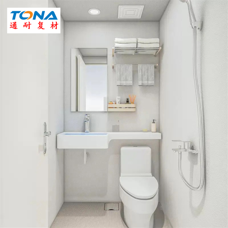 Accessories Prefabricated Furniture Waterproof Surface Quick Assembly Custom Made SMC Bathroom
