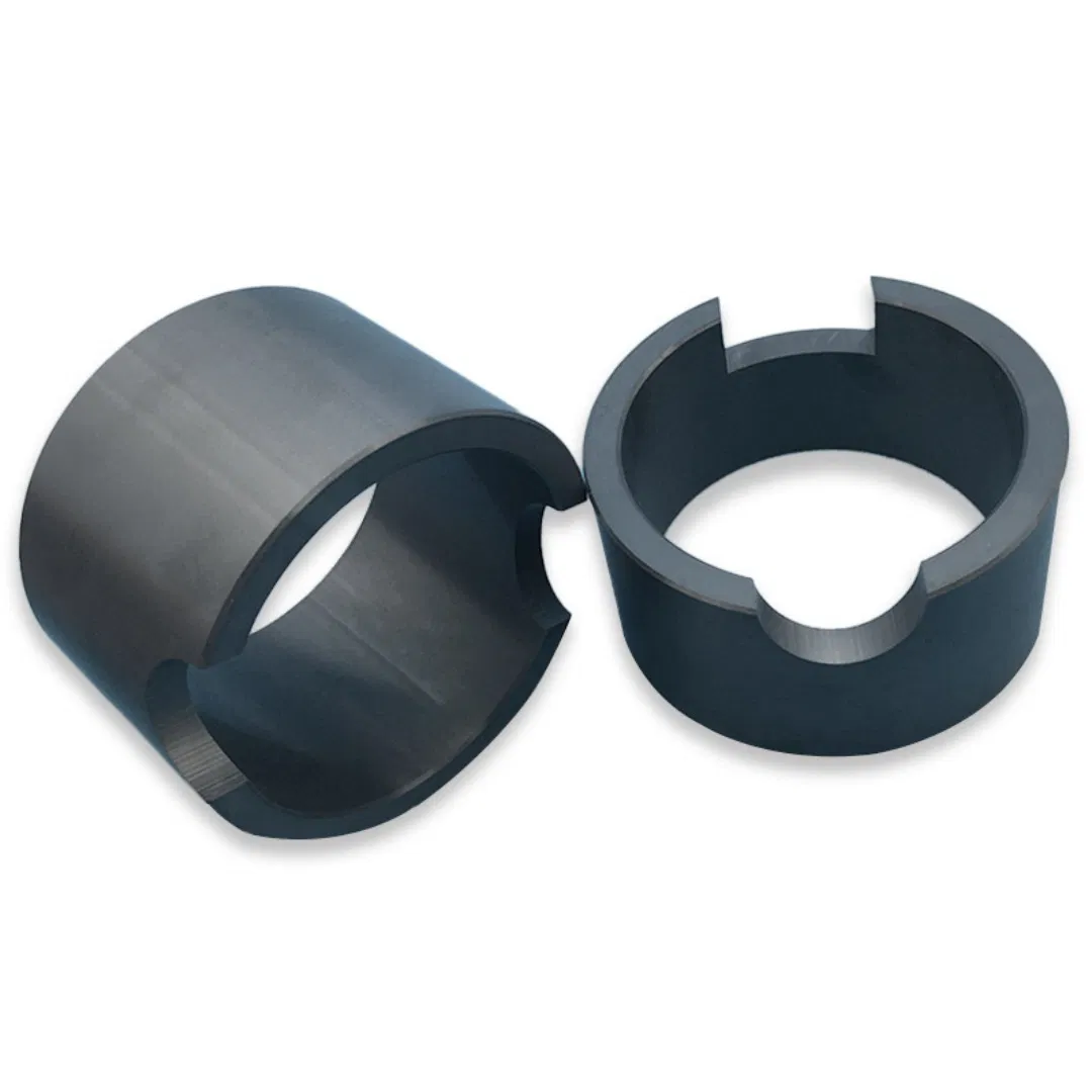 Factory Ssic Sintered Silicon Carbide Sic Bushing Ceramic Lining Axle Shaft Sleeve for Magnetic Pump