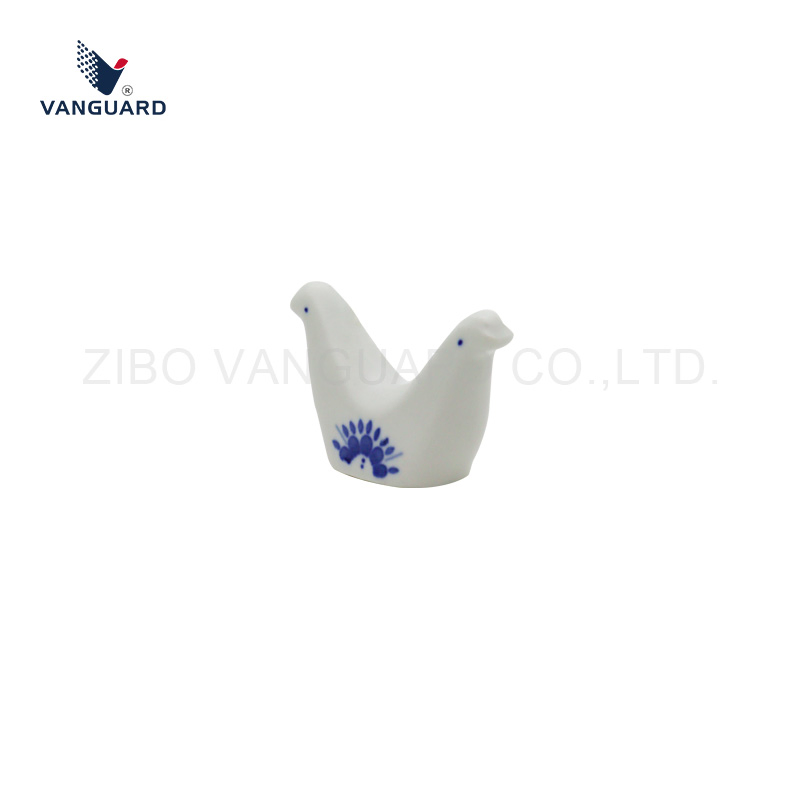 Animal Shaped Ceramic Chopstick Rest Porcelain Chopstick Holder for Spoon Knife