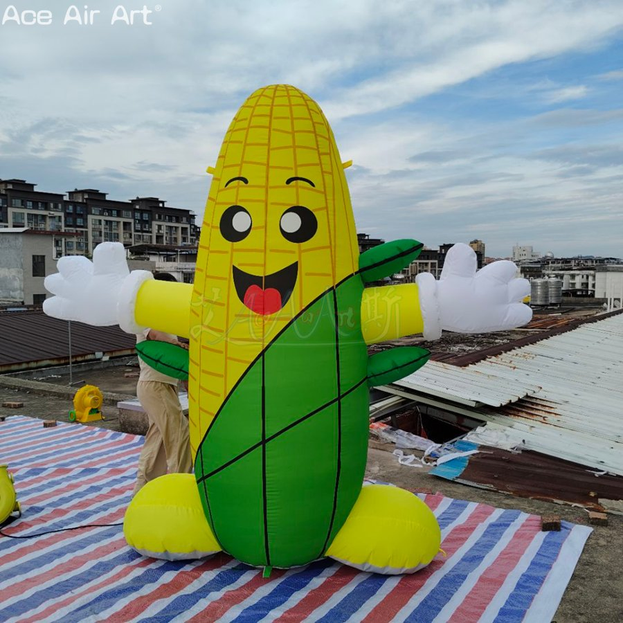 Giant Inflatable Corn Mascot, Food Festival & Farm Event Promotion Inflatable Cartoon Corn