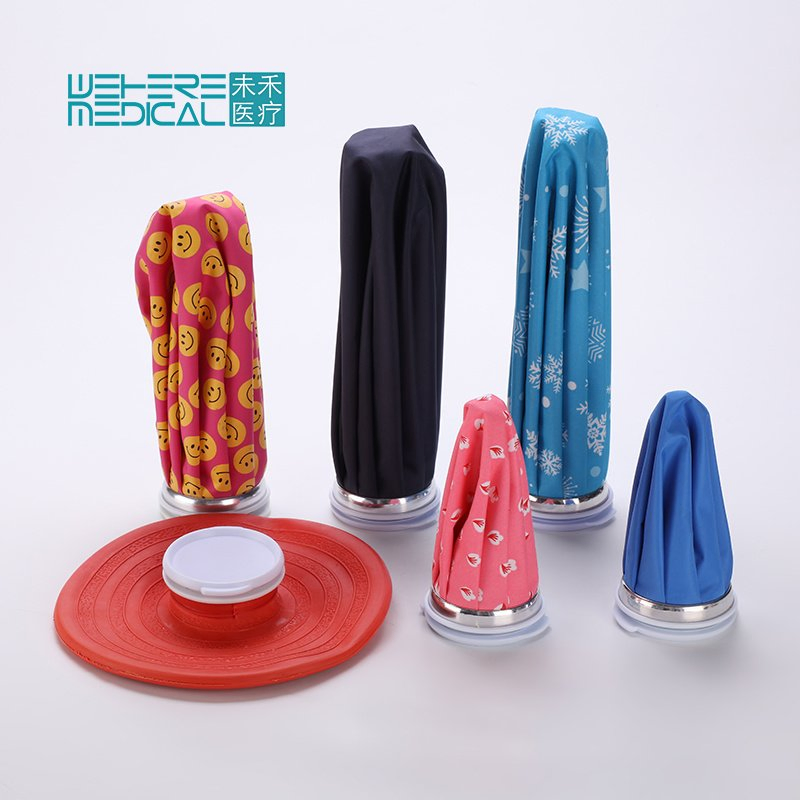 Reusable Cloth Fabric Ice Cold Pack for Ankle Wrap Strap Muscle Swelling