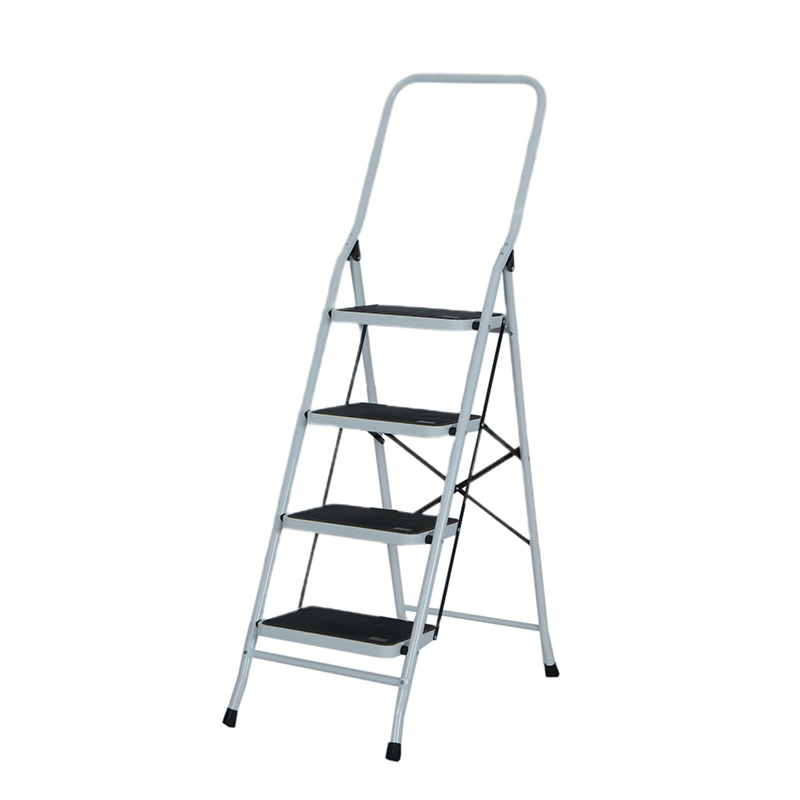 Custom Simple a-Frame Ladder with Handrail Home Use Folding Step Ladder