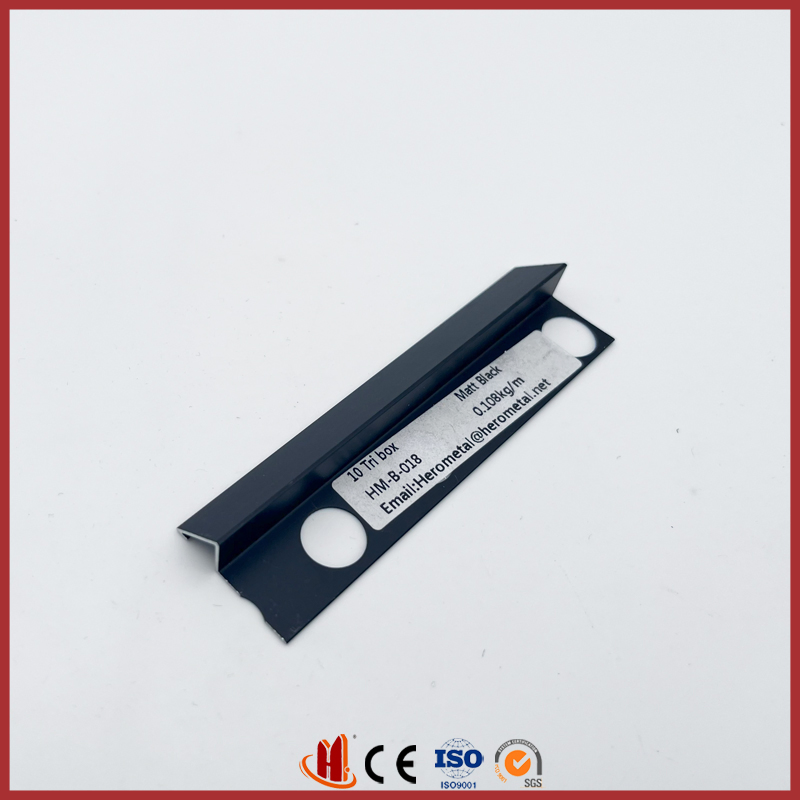 China Factory Black Wall Corner Tile Trim Aluminum Tile Edge Trim