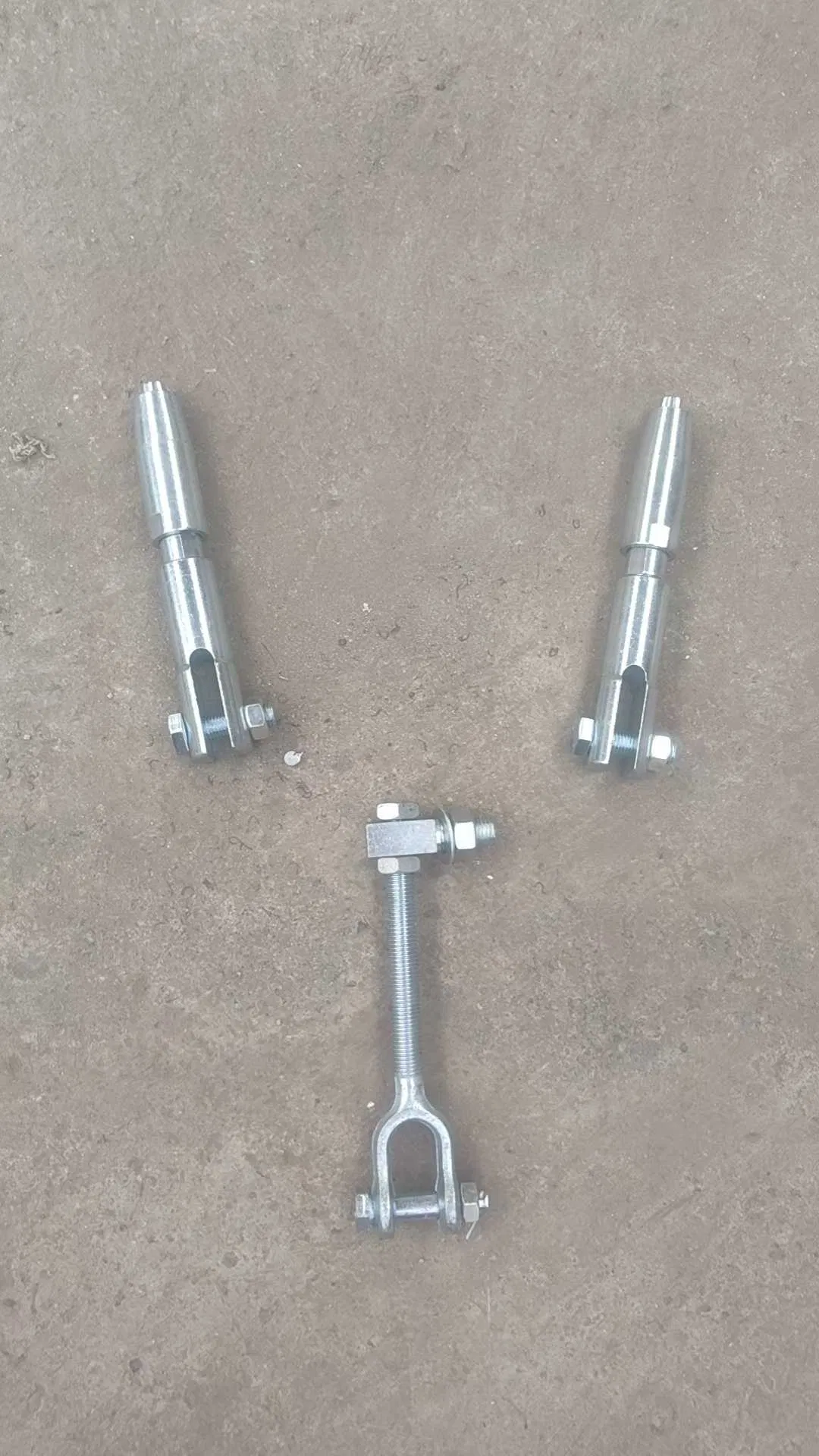 High-Strength Galvanized 8 8 Round Head Hinged Bolts Fastener for Structure Hardware