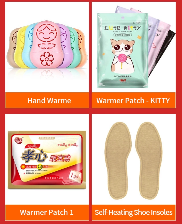 Customized Instant Heating Pad Pack Long-Lasting 14+ Hours Portable Warmer Patch for OEM