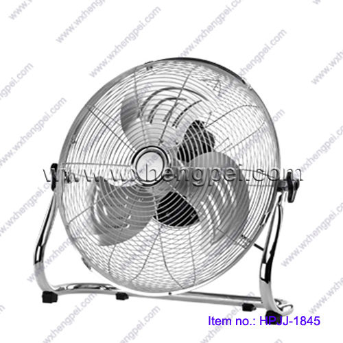 20 Inch Hiqh Velocity Floor Fan 3 Powerful Speeds / Cooling Metal Fan