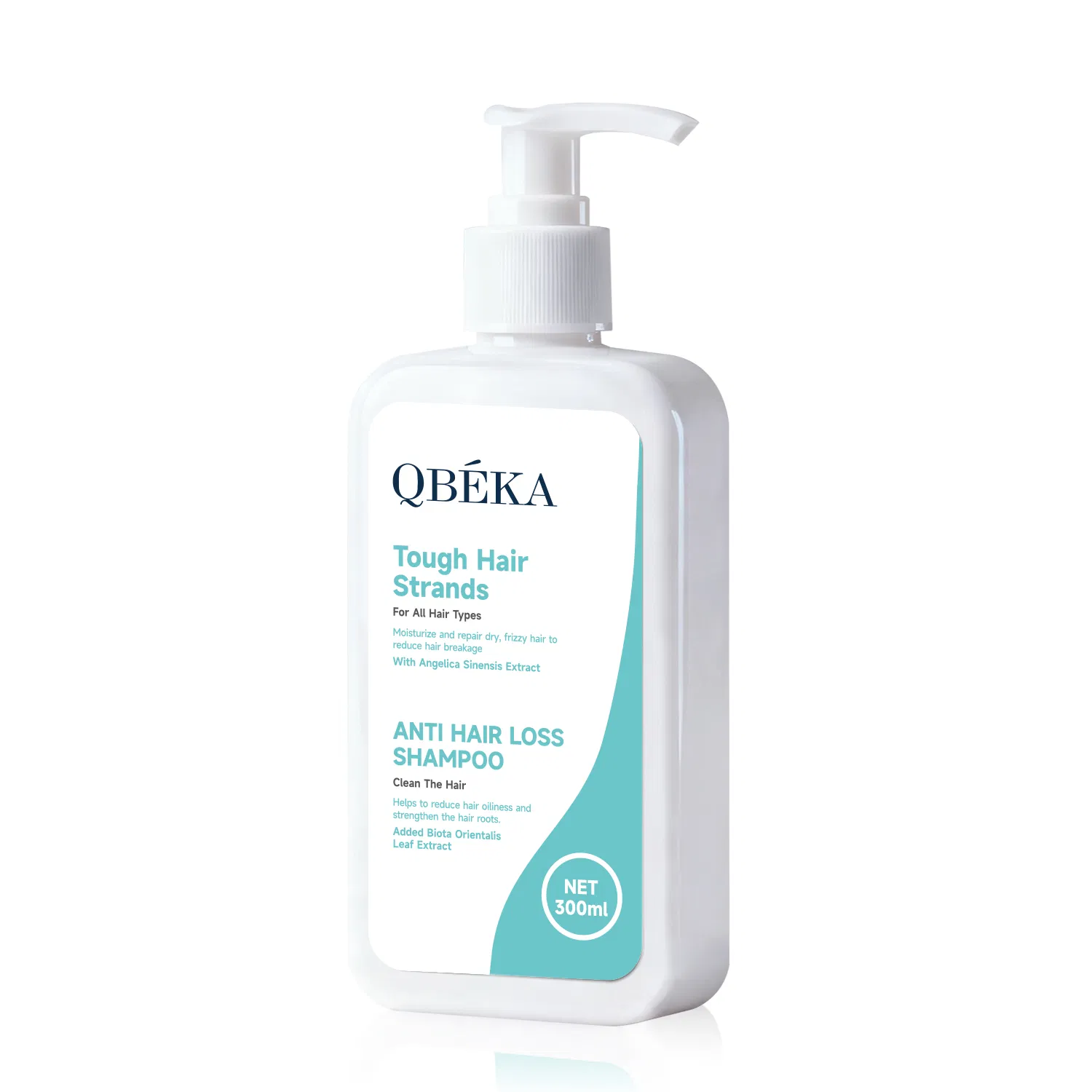 Qbeka Herbal Refreshing Shampoo for Anti-Hair Loss & Scalp Revitalization