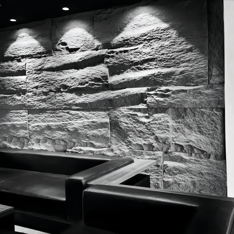 Elegant PU Stone Facade Panels