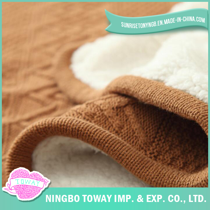 China Factory King Size Thermal Weighted Throw Polar Fleece Blanket