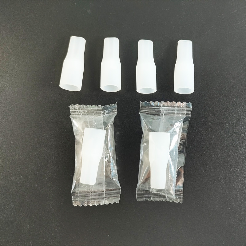 Disposable E Silicone Test Nozzle Protective Cigarette Cover Tips with Hole