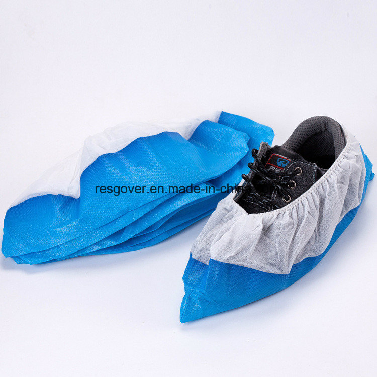 PP+PE Coated Disposable Anti-Skid Shoe Cover